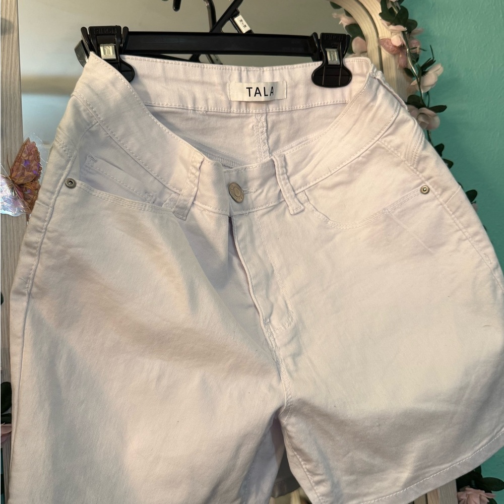 TALA Women's Light Pink Bermuda Shorts